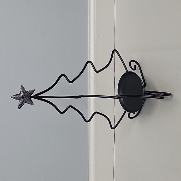 Longaberger Wrought Iron Christmas Tree Candle Holder - Picture 1 of 6